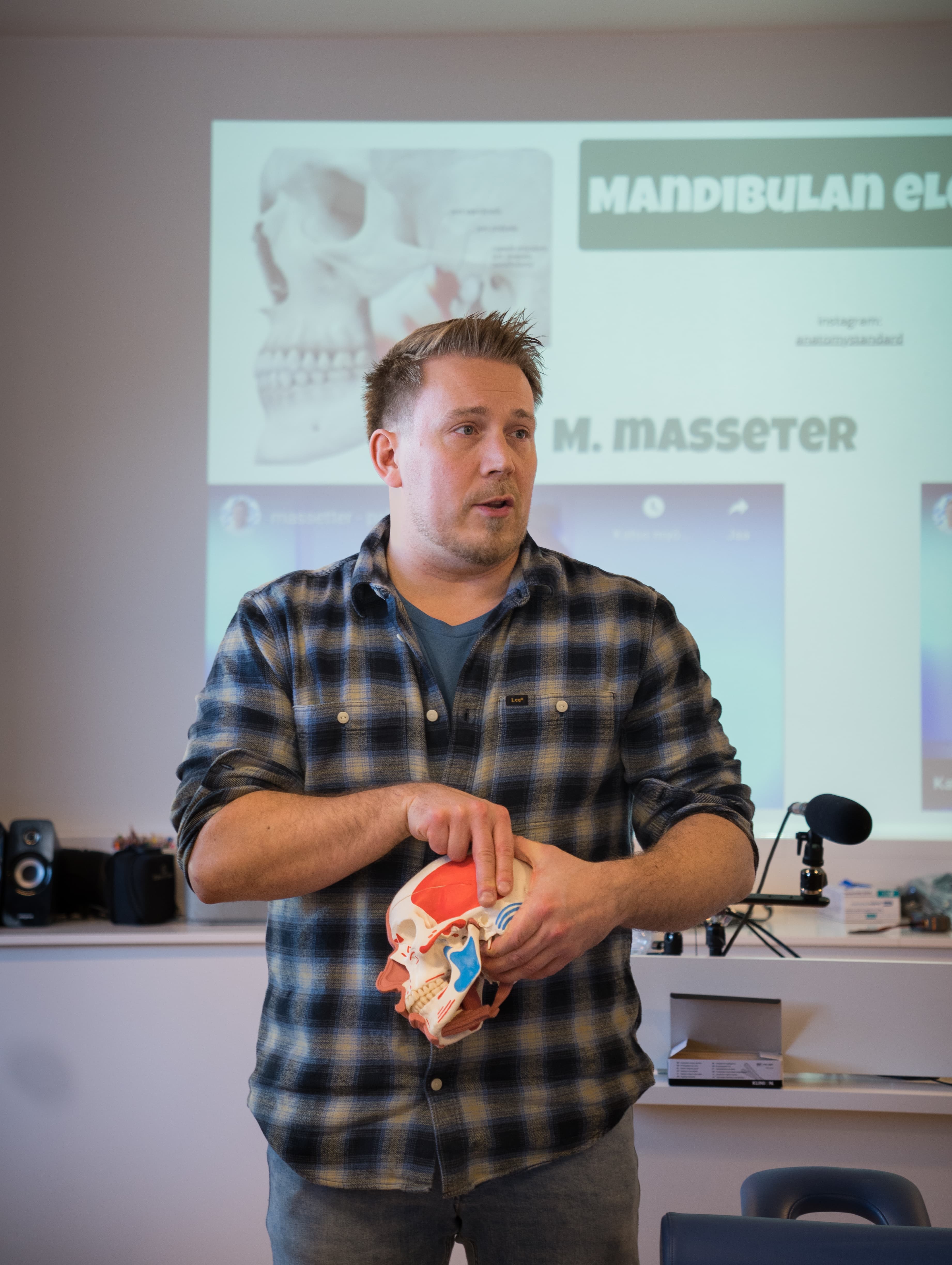 Janne Säkkinen koulutuksessa