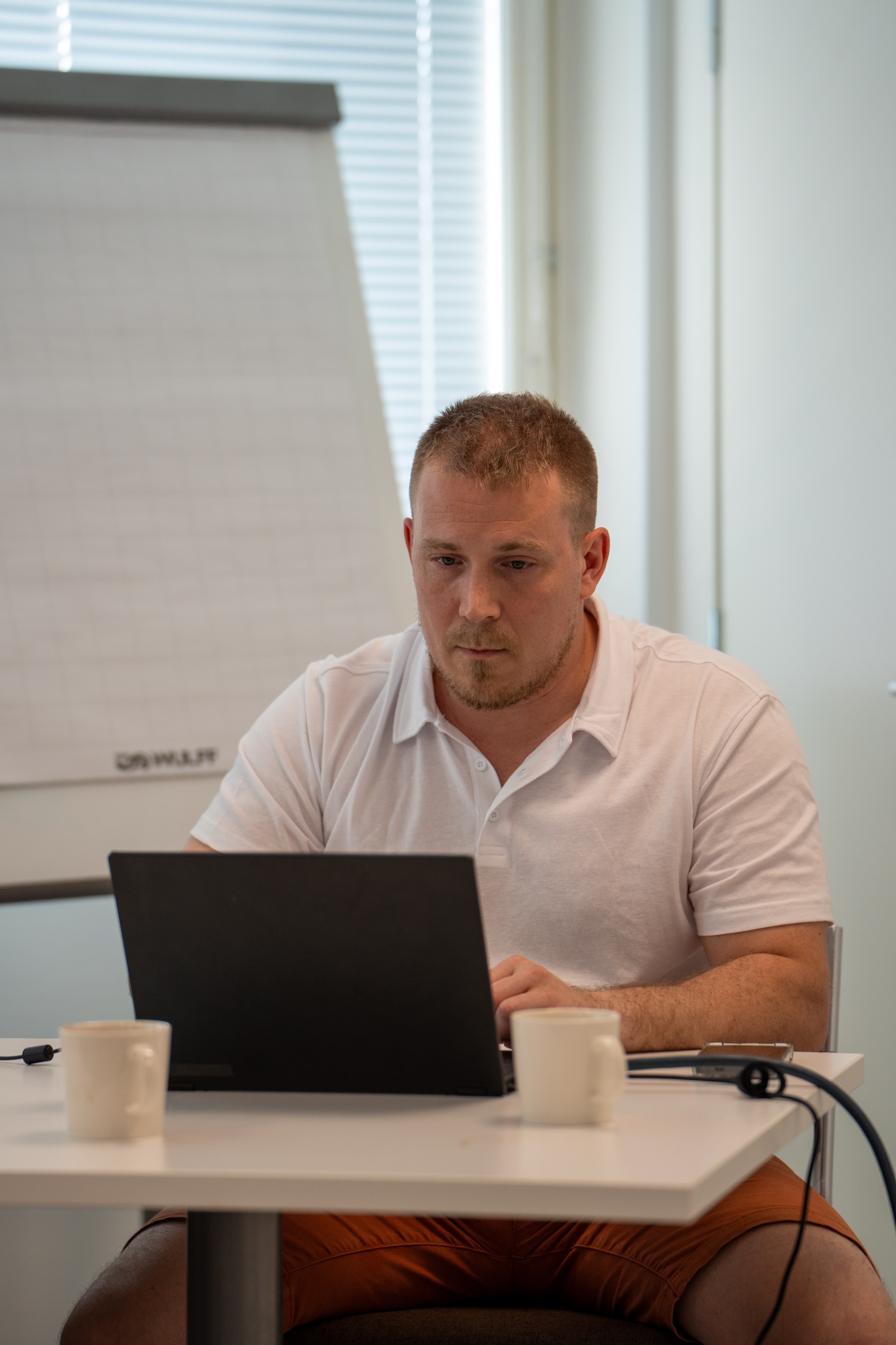 Janne Säkkinen työssä